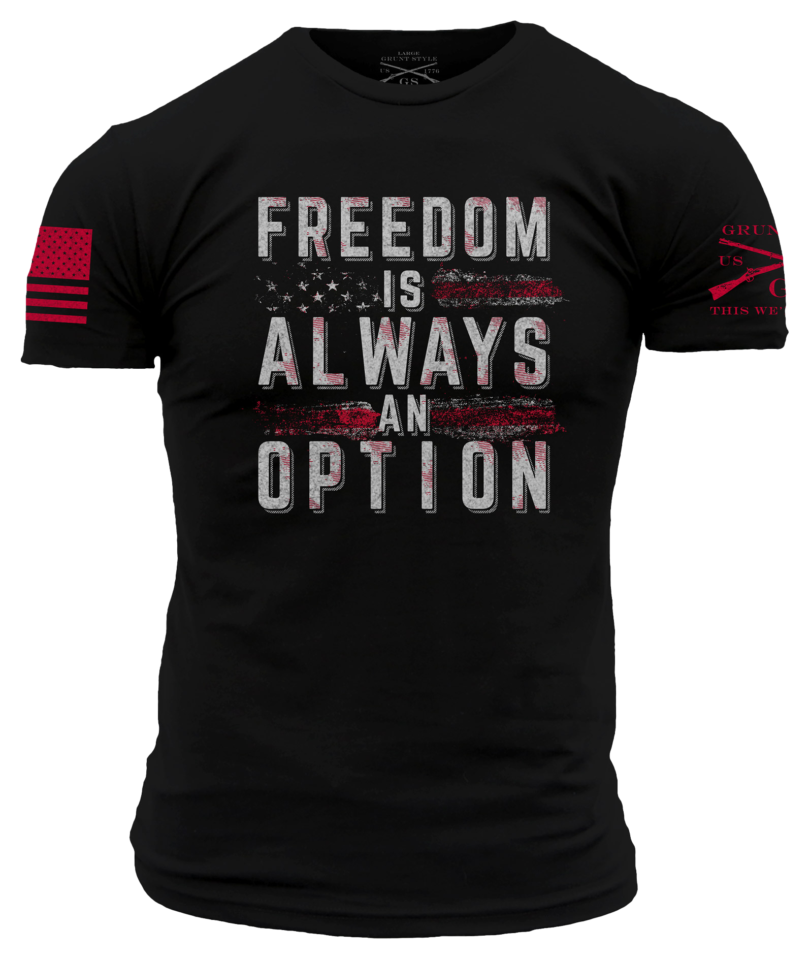 Grunt Style Freedom is Always Short-Sleeve T-Shirt for Men | Bass Pro Shops